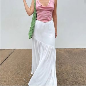 White Maxi skirt